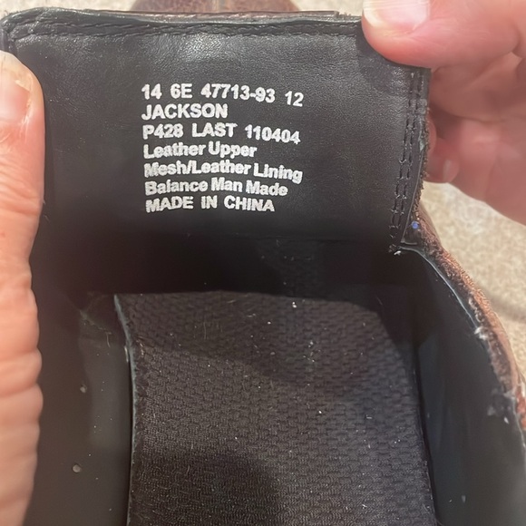 .men’s brown real leather Drew brand slip-ons size 14 - Picture 3 of 3